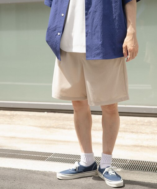 サマーコーデュロイイージーショーツ