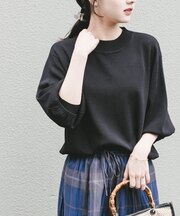 『洗濯可』ソウバリボリュームスリーブニット