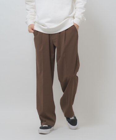 『セットアップ対応』ヨウリュウ1-tuckテーパードパンツ