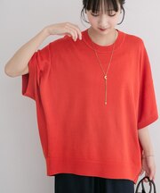 『洗濯可』ニットTシャツ