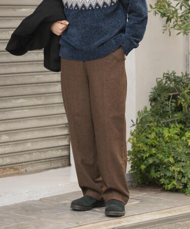 静電気防止 ウールタッチTRスラックス