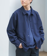 『撥水／防汚／接触冷感』多機能ダブルポケットシャツジャケット(楽着シリーズ)