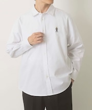 TeddyBear ワンポイント オックスシャツ