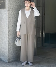 『イージーケア』インナー付きマルチウェイセットアップ(楽着シリーズ)