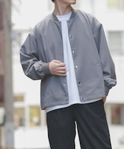 『イージーケア／吸水速乾／接触冷感』高機能ドライタッチスナップブルゾン(楽着シリーズ)