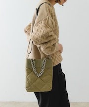 hun RODESKO　Quilting mini キルティングチェーン2wayショルダーバッグ