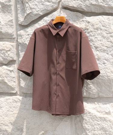 ヨウリュウレギュラーカラー半袖シャツ