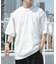 ブランケットステッチクルーネックTシャツ