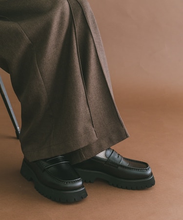 スクエアローファー