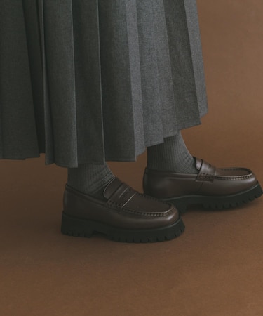 スクエアローファー