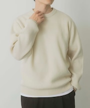 タスマニア メリノウール100 クルーネックニット