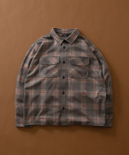 オンブレチェック CPOジャケット