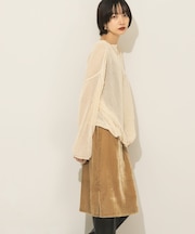 ベロアキャミワンピース