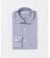 『イージーケア』LIFE STYLE TAILOR　セミワイド細ストライプシャツ