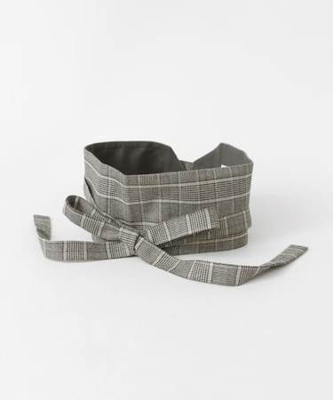 チェックワイドベルト∴