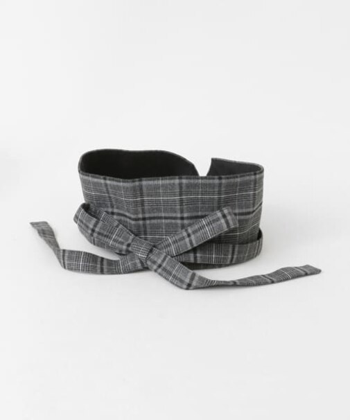 チェックワイドベルト∴