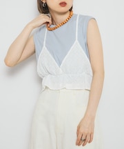 ビスチェドッキングトップス