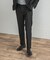 LIFE STYLE TAILOR　ウールライクツイルコンフォータブルパンツ