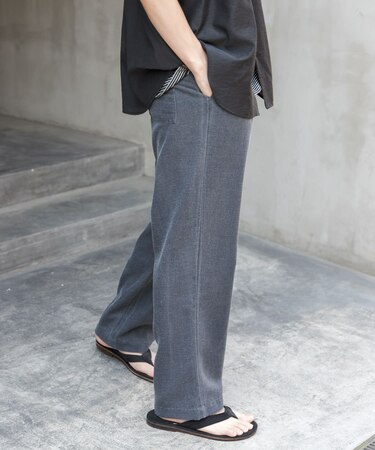 FORK&SPOON　ピグメントプリントパンツ