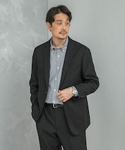 LIFE STYLE TAILOR　ウールライクツイルコンフォータブルジャケット
