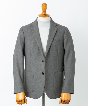 LIFE STYLE TAILOR ツイードライクコンフォータブルジャケット