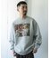 セザンヌ アートプリント裏起毛スウェット