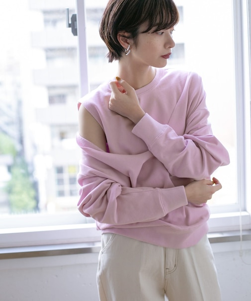 深VネックSETスウェット∴