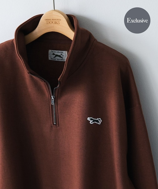 『XLサイズ／WEB限定』『別注』PENNEYS×DOORS　THE FOX ハーフジップスウェット