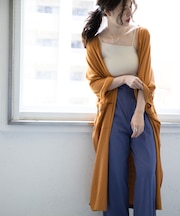 カラーパイピングガウン∴