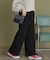 フロントボタンサスペンダー付きパンツ