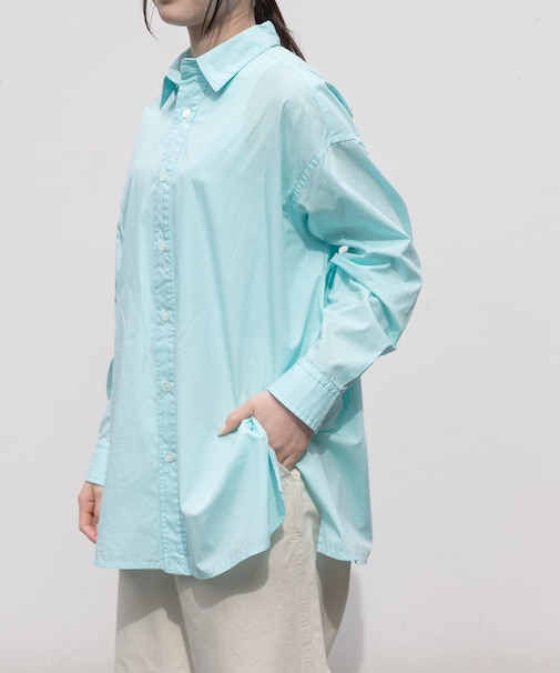 FORK&SPOON　ガーメントダイロングスリーブシャツ