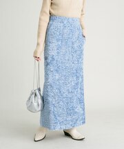 ミニフリンジタイトスカート