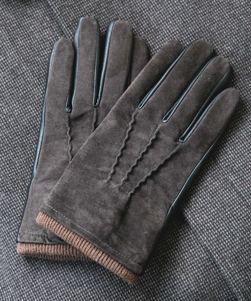 スエードレザーグローブ