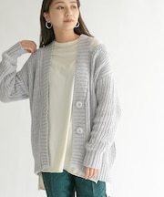 ショルダースリットBIGカーディガン