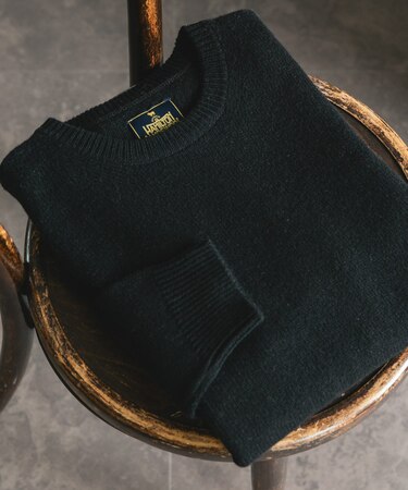 ハミルトンウールクルーネックニット