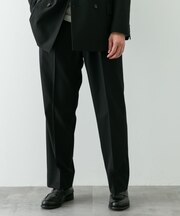 『イージーケア』LIFE STYLE TAILOR　ストレッチオックス2タックパンツ