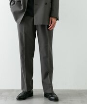 『イージーケア』LIFE STYLE TAILOR　ストレッチオックス2タックパンツ