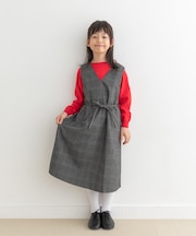 『親子リンク』『UR TECH』ツイルジャンパースカート(KIDS)