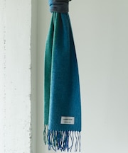 カシミヤブレンドパネルマフラー