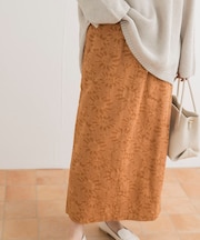 ジャガードストレートスカート