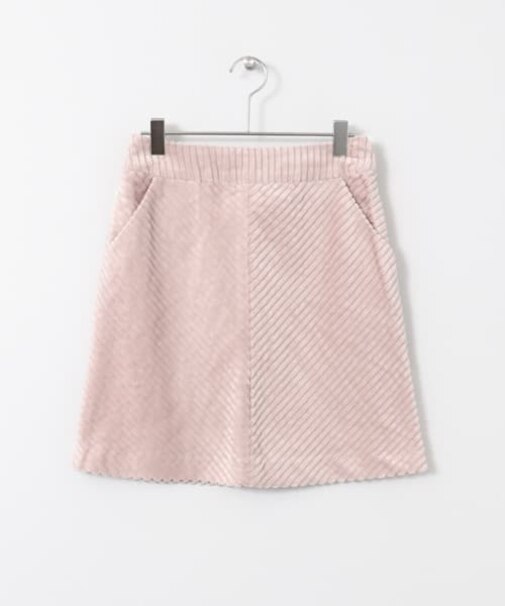 ワイドコーデュロイミニスカート∴