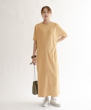 スエードロングワンピース