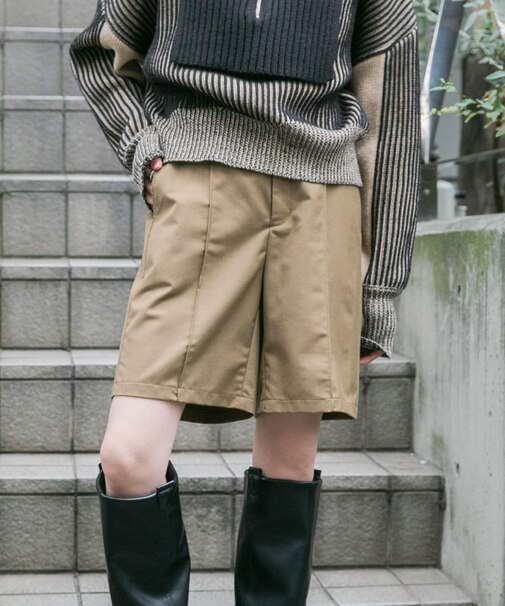 ピンタックショートパンツ