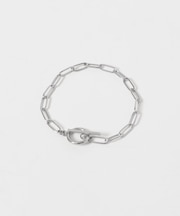 ロング小判チェーンブレスレット