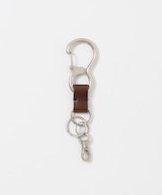 コンビレザーカラビナキーリング