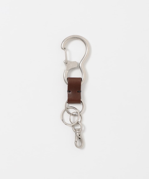 コンビレザーカラビナキーリング