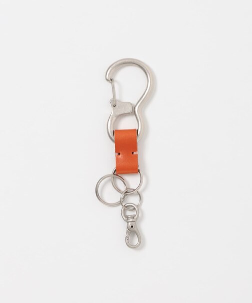 コンビレザーカラビナキーリング