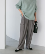 ピンストライプカーゴパンツ