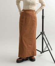 ウエストオープンIラインスカート