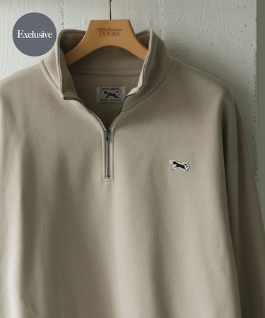 『XLサイズ／WEB限定』『別注』PENNEYS×DOORS　THE FOX ハーフジップスウェット
